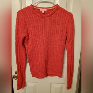Cable sweater